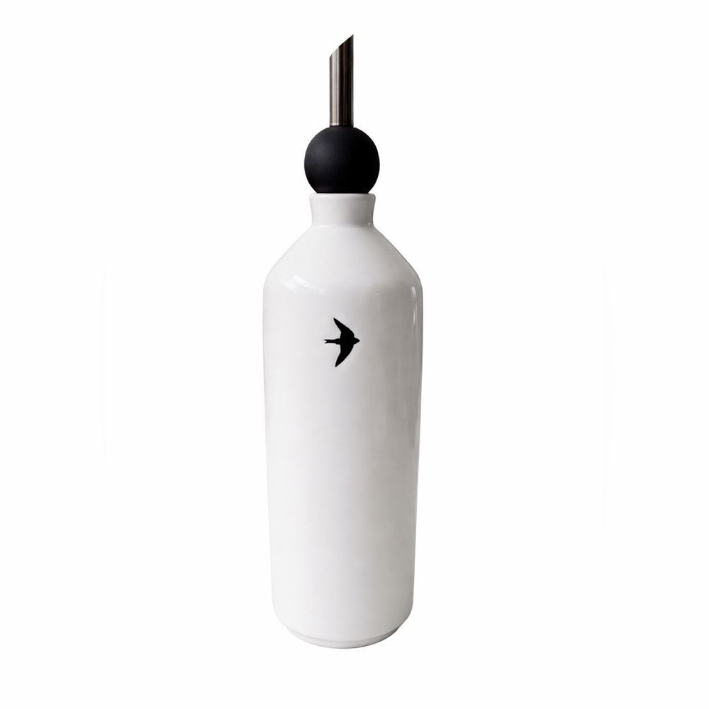White Ceramic Bird oil cruet - Picture 2 of 3